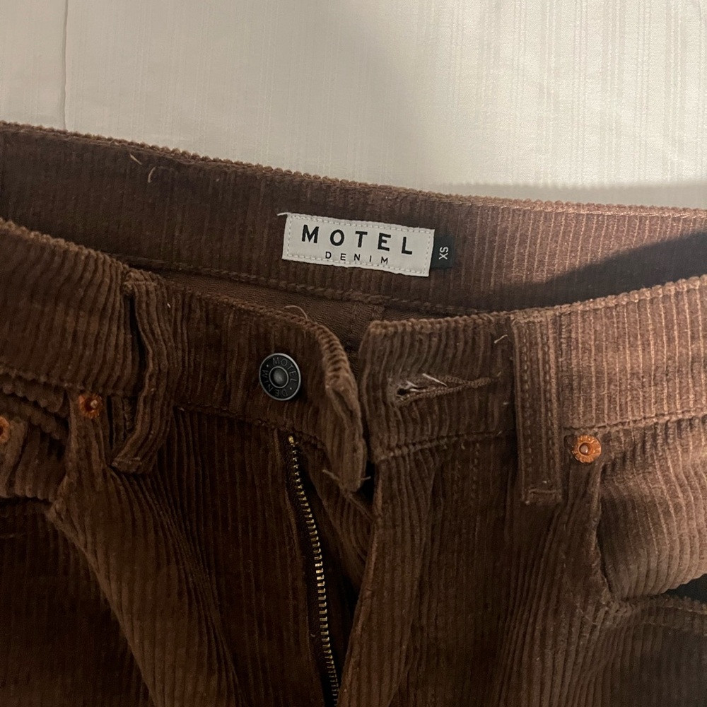 Motel Rocks Brown Corduroy Pants